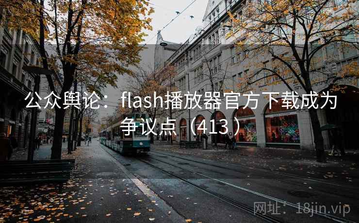 公众舆论：flash播放器官方下载成为争议点（413 ）