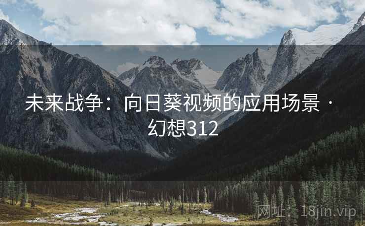 未来战争:向日葵视频的应用场景 · 幻想312 第2张 未来战争:向日葵视频的应用场景 · 幻想312 第2张